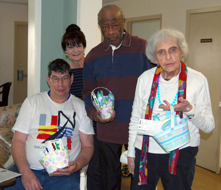 McPeak's Assisted Living Residents Participate in Annual Egg Roll Contest and Egg Coloring Activity