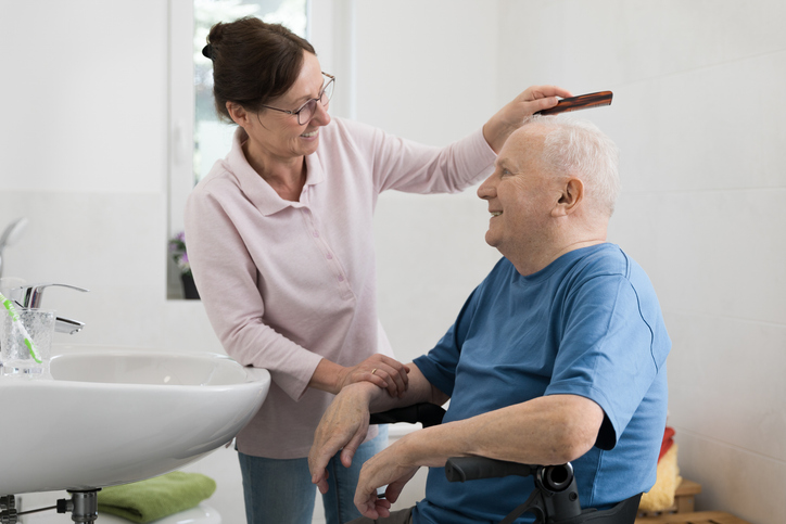 senior hygiene support assisted living